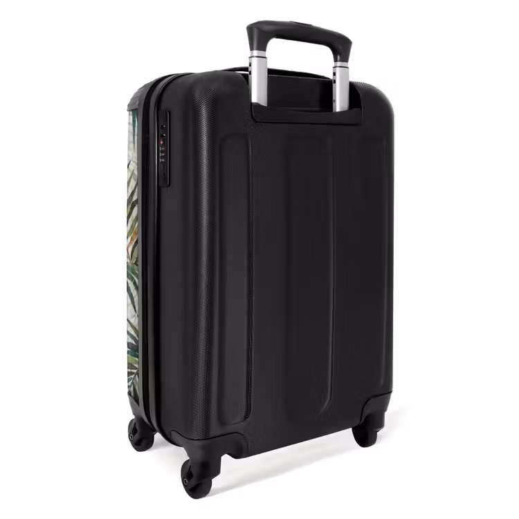 Koffer - Pflanzen – Tropisch – Mosaik – Natur – Grün - Planten - Tropisch - Mozaïek - Natuur - Groen NBS - Handbagage koffer - Volwassenen Unisex middel