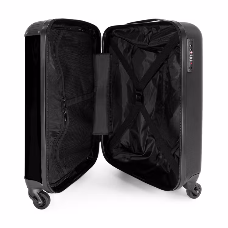 penseelstreek-papegaai NBS - Handbagage koffer - Unisex middel -binnenkant