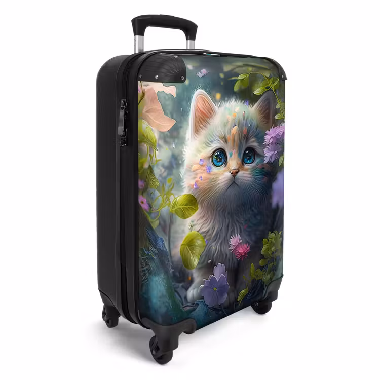 Pippa Poes NBS - Handbagage koffer - Unisex middel -productfoto_3d