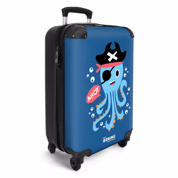 Piratenoctopus NBS - Handbagage koffer - Unisex middel -productfoto_3d