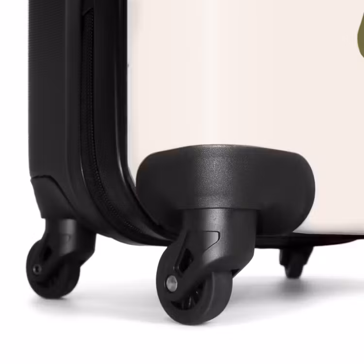 Koffer - Plattenspieler – Vinyl – Musik – Minimalistisch – Grün - Platenspeler - Vinyl - Muziek - Minimalistisch - Groen NBS - Handbagage koffer - Vrouwen middel