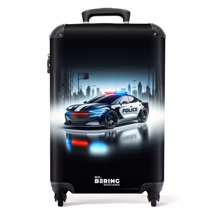 Politie powercar NBS - Handbagage koffer - Unisex middel -productfoto_recht