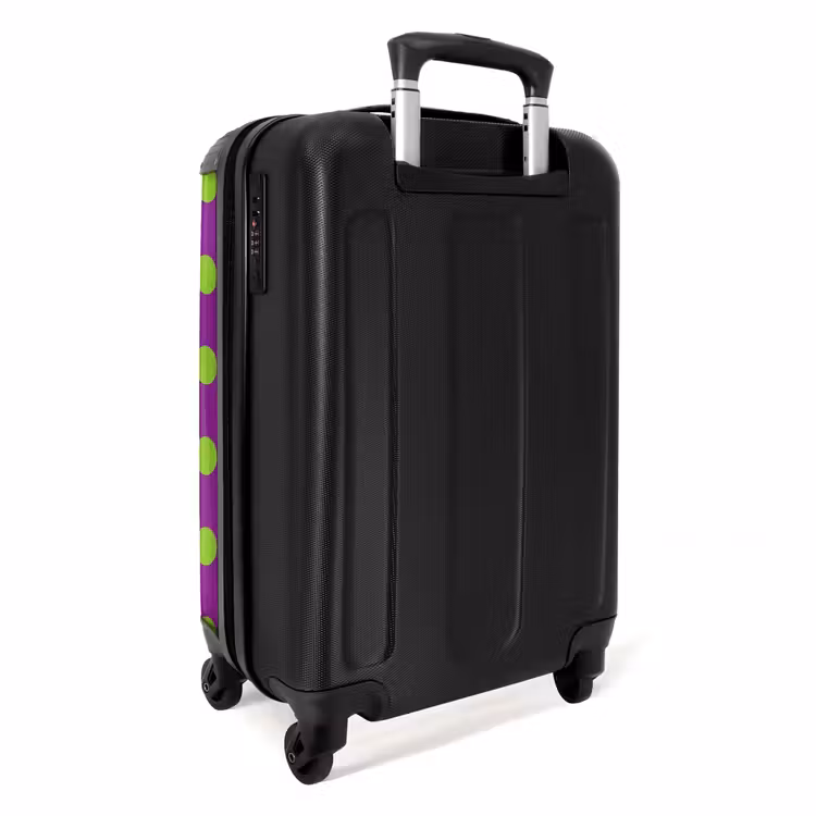 Koffer - Punkte – Klassisch – Grün - Stippen - Klassiek - Groen NBS - Handbagage koffer - Vrouwen middel