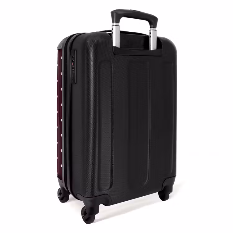 Koffer - Punkte – Modern – Lila - Stippen - Modern - Paars NBS - Handbagage koffer - Vrouwen middel
