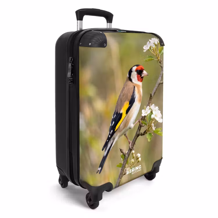 Koffer - Putter – Blüten – Frühling – Natur – Farbenfroh - Putter - Bloesem - Lente - Natuur - Kleurrijk NBS - Handbagage koffer - Volwassenen Unisex middel