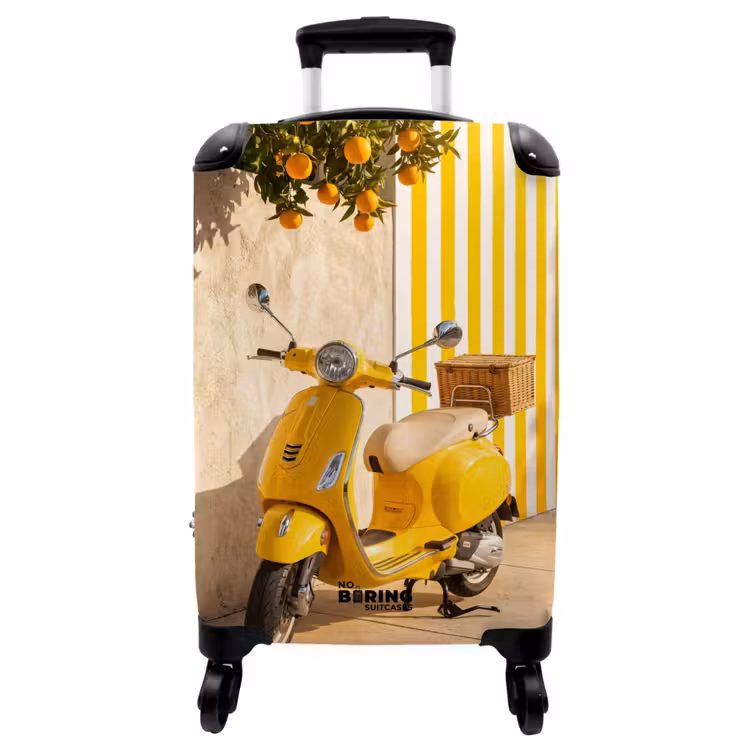 Koffer - Roller – Natur – Sommer – Gelb – Mittelmeer — 1