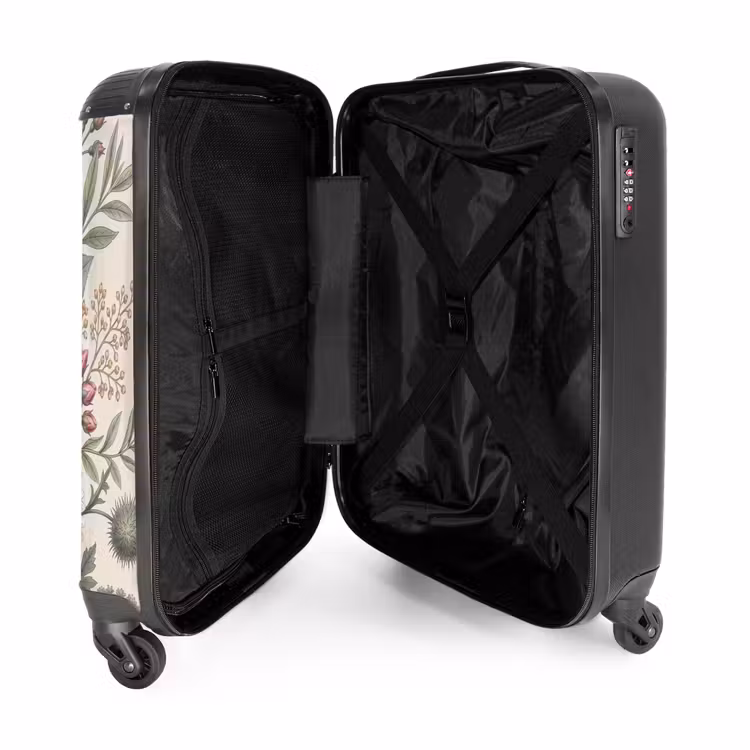 Koffer - Romantisch – Design – Farbenfroh - Romantisch - Design - Kleurrijk NBS - Handbagage koffer - Vrouwen middel
