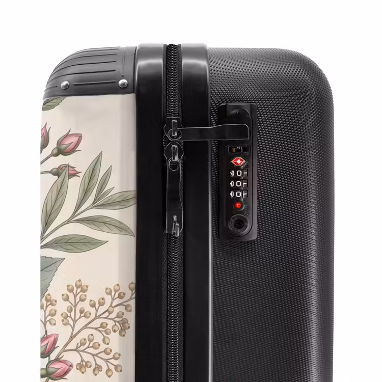 Koffer - Romantisch – Design – Farbenfroh - Romantisch - Design - Kleurrijk NBS - Handbagage koffer - Vrouwen middel