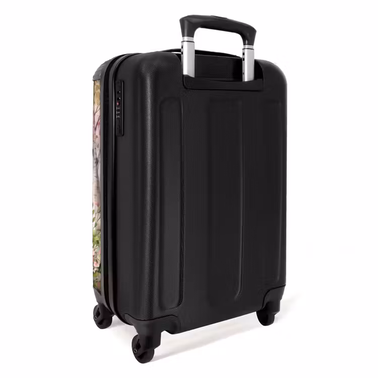 Roze Rafaël NBS - Handbagage koffer - Unisex middel -achterkant
