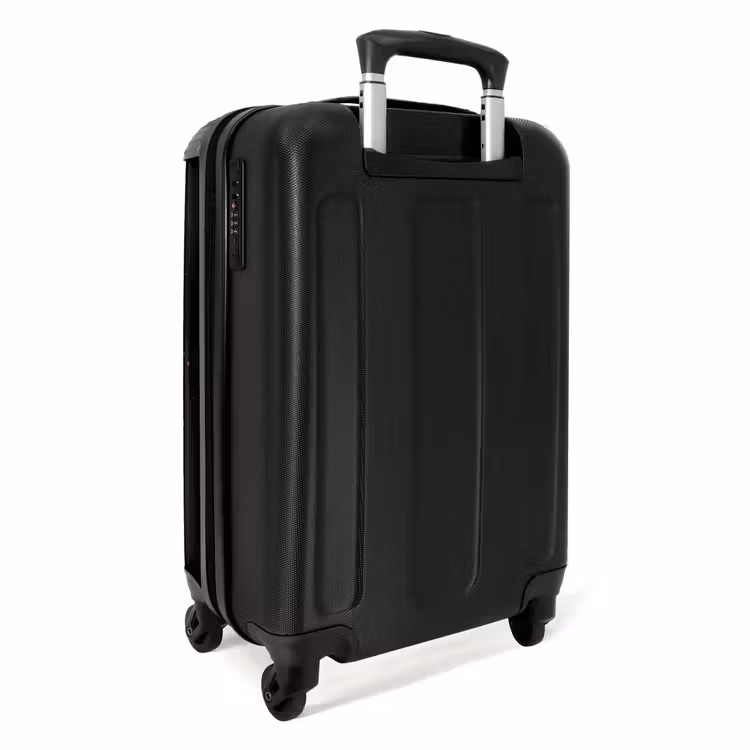 Roze rolschaatsen met verf NBS - Handbagage koffer - Unisex middel -achterkant