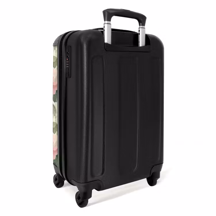 Koffer - Rosen - Botanisch - Rosa - Rozen - Botanisch - Roze NBS - Handbagage koffer - Vrouwen middel