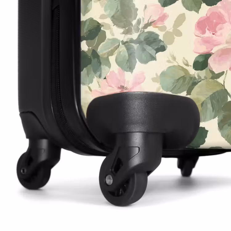 Koffer - Rosen - Botanisch - Rosa - Rozen - Botanisch - Roze NBS - Handbagage koffer - Vrouwen middel