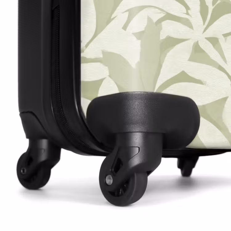 Koffer - Salbeigrün – Botanisch – Minimalistisch – Muster - Saliegroen - Botanisch - Minimalistisch - Patroon NBS - Handbagage koffer - Volwassenen Unisex middel