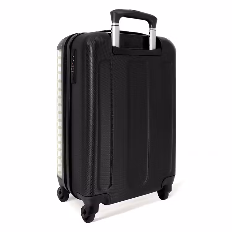 Koffer - Salbeigrün – Geometrisch – Kreise – Muster - Saliegroen - Geometrisch - Cirkels - Patroon NBS - Handbagage koffer - Volwassenen Unisex middel