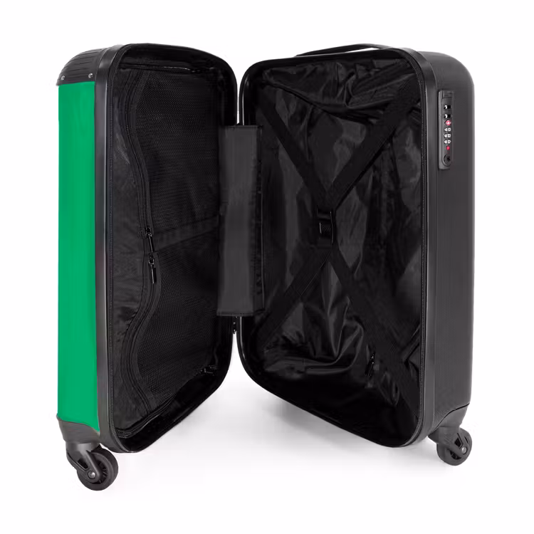 Koffer - Sandwich – Grün – Discokugel - Sandwich - Groen - discobal NBS - Handbagage koffer - Volwassenen Unisex middel