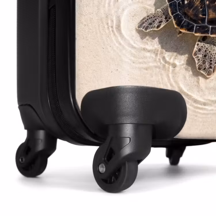 Koffer - Schildkröte – Klares Wasser – Strand – Tiere – Natur - Schildpad - Helder water - Strand - Dieren - Natuur NBS - Handbagage koffer - Volwassenen Unisex middel