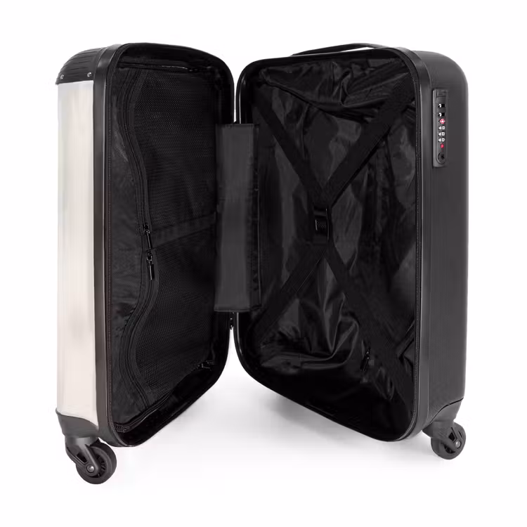Koffer - Schnee-Eule – Pfahl – Winter – Porträt – Majestätisch - Sneeuwuil - Paal - Winter - Portret - Majestueus NBS - Handbagage koffer - Volwassenen Unisex middel