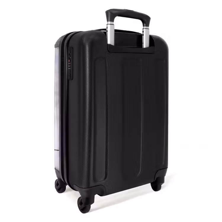 Koffer - Schnee-Eule – Zaun – Schnee – Weiß - Sneeuwuil - Hek - Sneeuw - Wit NBS - Handbagage koffer - Volwassenen Unisex middel