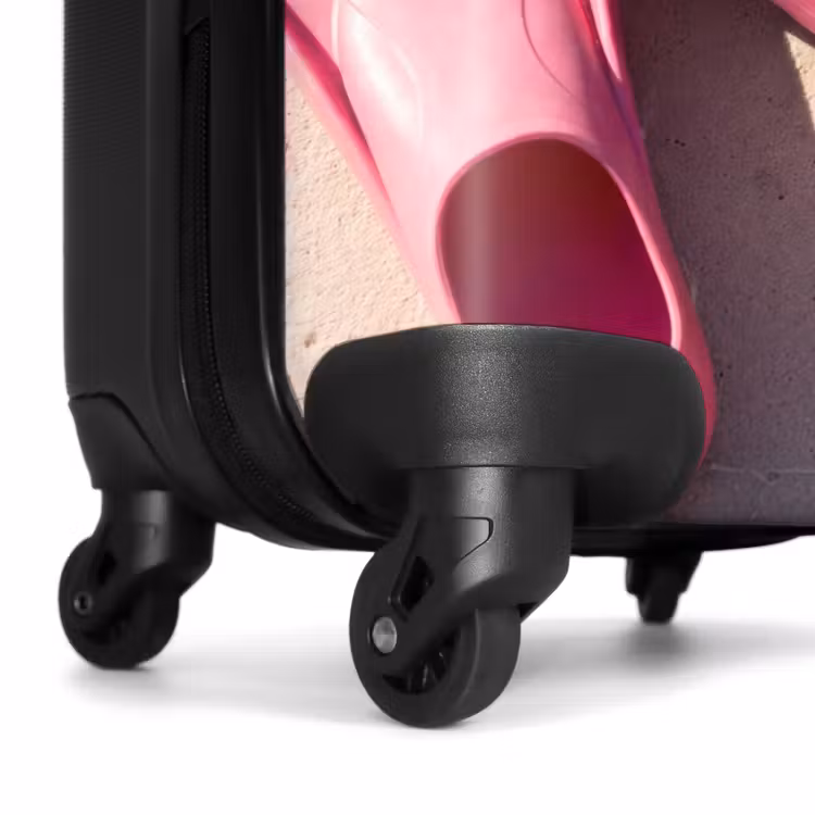 Koffer - Schnorchelset – Strand – Sommer – Rosa - Snorkelset - Strand - Zomer - Roze NBS - Handbagage koffer - Vrouwen middel