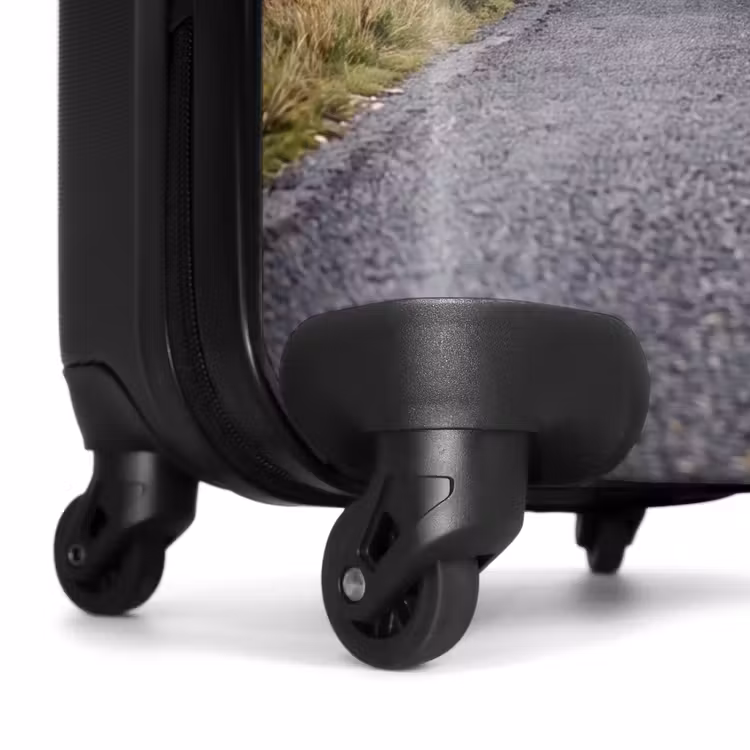 Koffer - Schottische Hochlandrinder – Straße – Landschaft – Herde - Schotse Hooglanders - Weg - Landschap - Kudde NBS - Handbagage koffer - Volwassenen Unisex middel