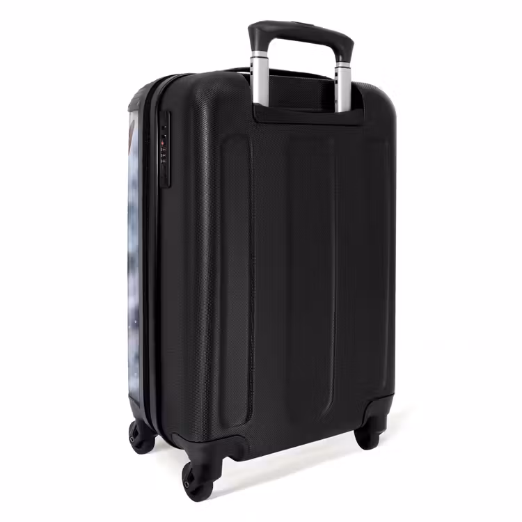 Koffer - Schottischer Hochlandrind – Schnee – Berge – Winter - Schotse Hooglander - Sneeuw - Bergen - Winter NBS - Handbagage koffer - Volwassenen Unisex middel