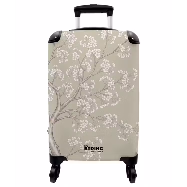 Koffer - Sereen – Blüte – Weiß - Sereen - Bloesem - Wit NBS - Handbagage koffer - Vrouwen middel
