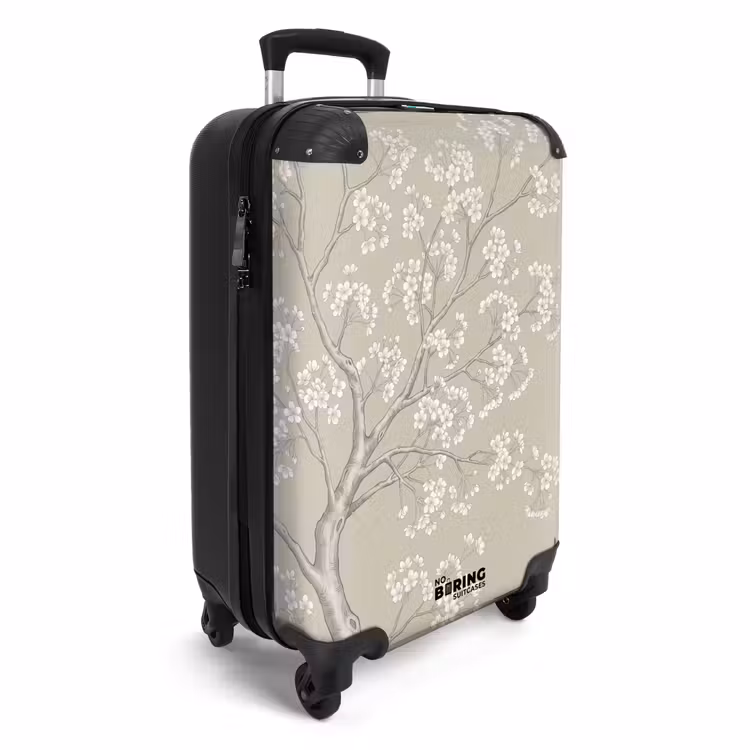 Koffer - Sereen – Blüte – Weiß - Sereen - Bloesem - Wit NBS - Handbagage koffer - Vrouwen middel