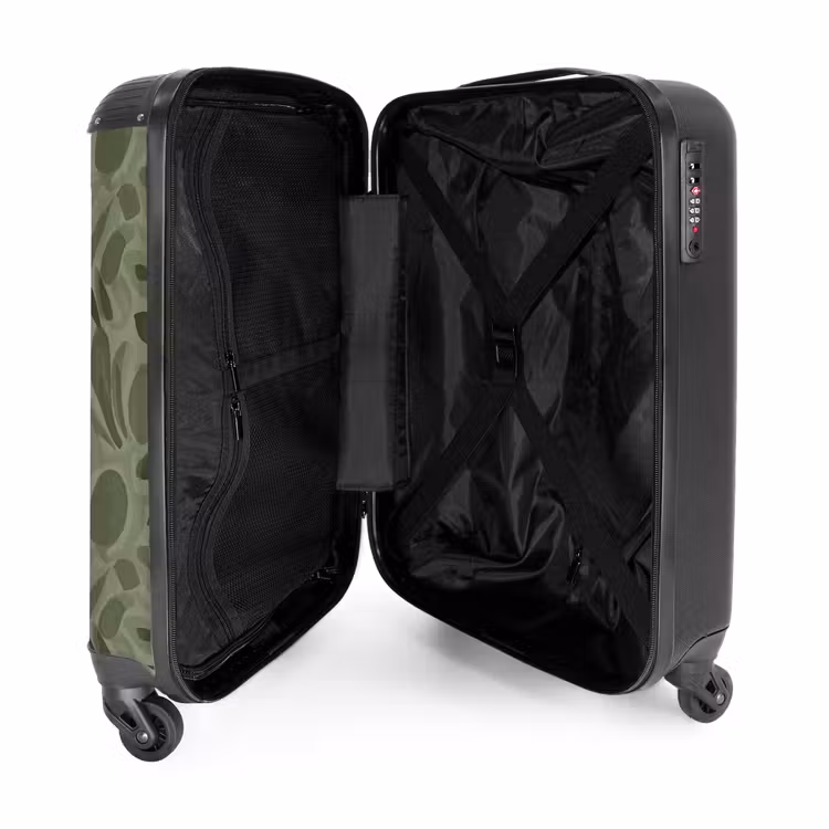 Koffer - Serene - Blätter - Grün - Sereen - Bladeren - Groen NBS - Handbagage koffer - Volwassenen Unisex middel