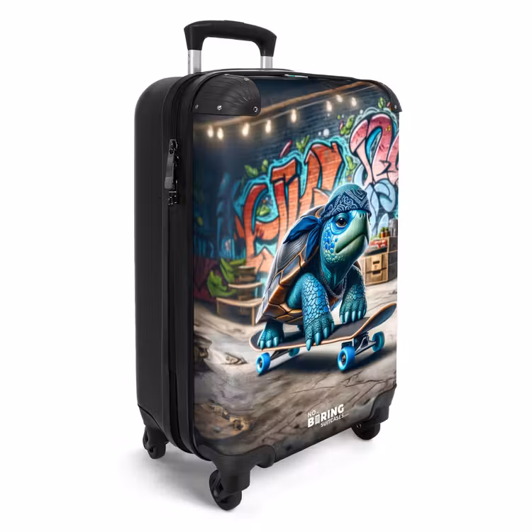 Skater schildpad NBS - Handbagage koffer - Unisex middel -productfoto_3d
