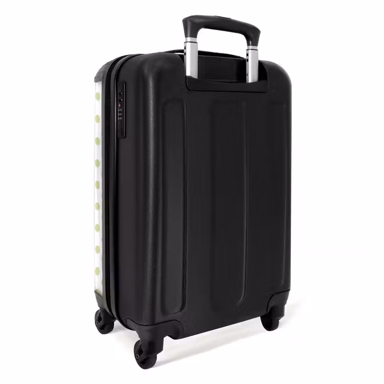 Koffer - Snack Station – Grün – Punkte - Snack Station - Groen - Stippen NBS - Handbagage koffer - Vrouwen middel
