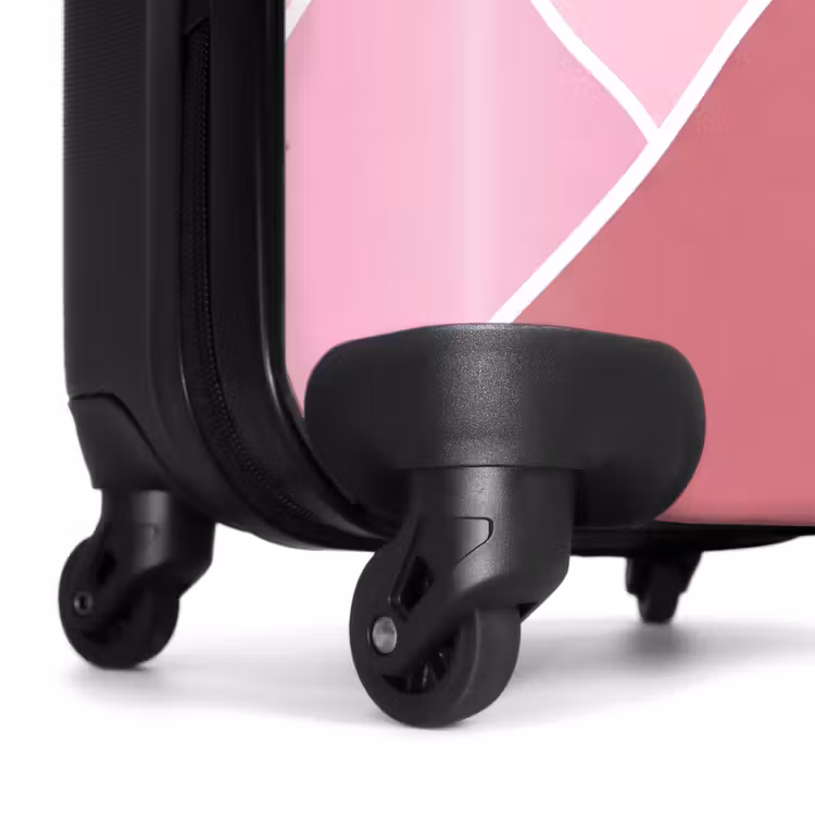Koffer - Sonne – Berge – Natur – Abstrakt – Rosa - Zon - Bergen - Natuur - Abstract - Roze NBS - Handbagage koffer - Vrouwen middel