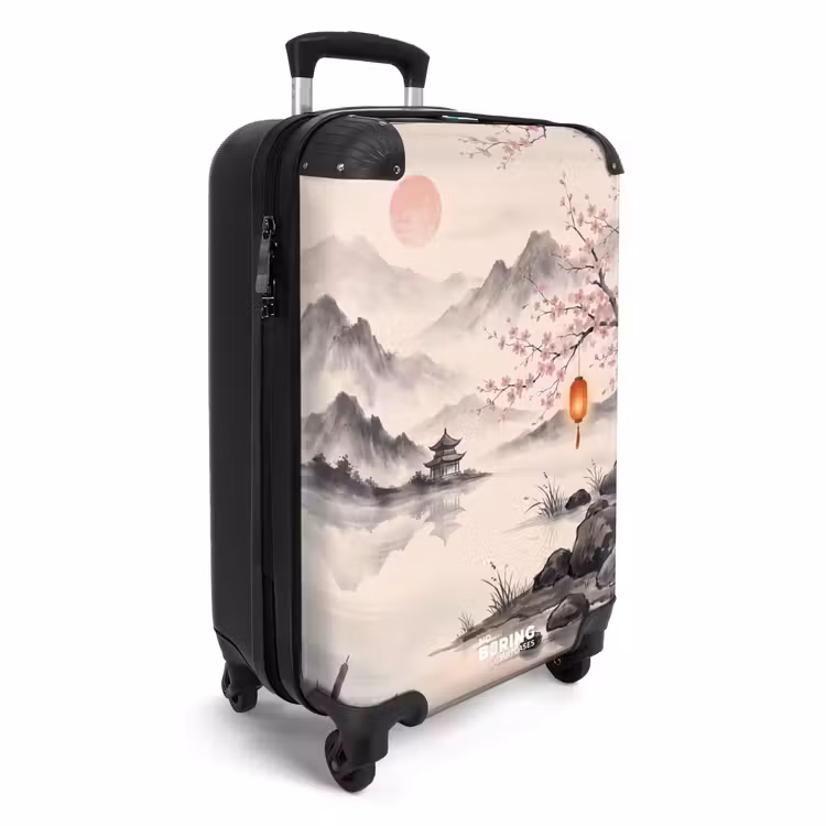 Koffer - Sonne – Japanisch – Traditionell - Zon - Japans - Traditioneel NBS - Handbagage koffer - Volwassenen Unisex middel