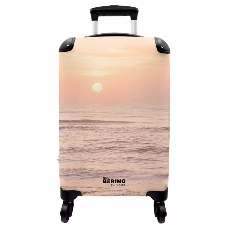 Koffer - Sonne – Strand – Rosa - Zon - Strand - Roze NBS - Handbagage koffer - Vrouwen middel