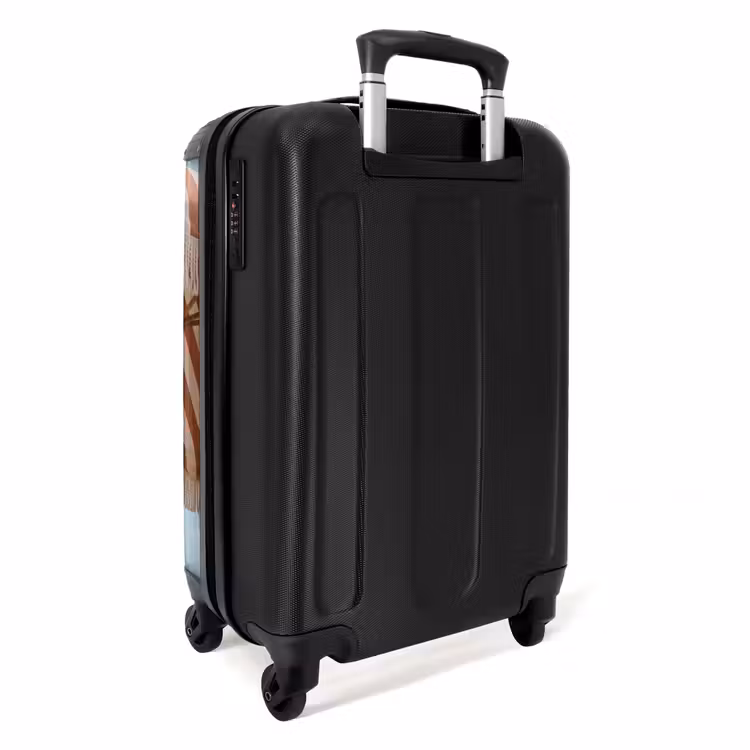 Koffer - Sonnenschirm – Luft – Rot - Parasol - Lucht - Rood NBS - Handbagage koffer - Vrouwen middel