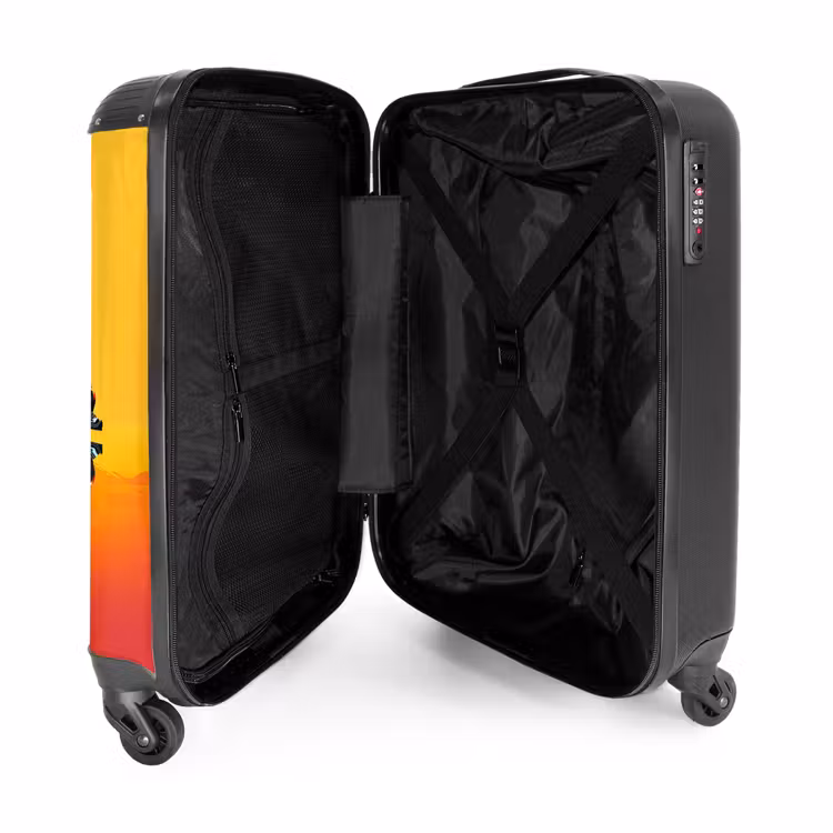 Sunbeam sprinter NBS - Handbagage koffer - Unisex middel -binnenkant
