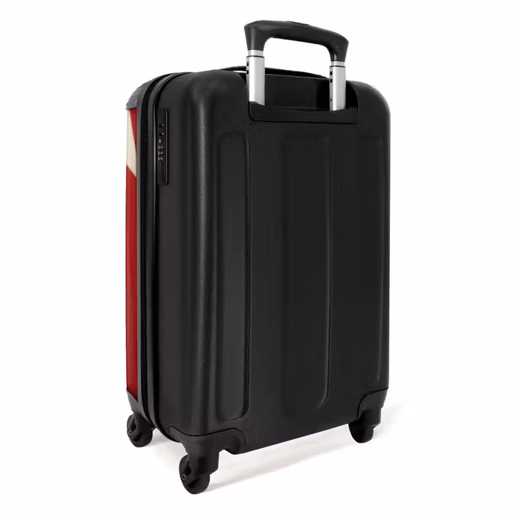 Koffer - Spiel – Tiermuster – Nummer 8 – Modern – Rot - Spel - Dierenprint - Nummer 8 - Modern - Rood NBS - Handbagage koffer - Vrouwen middel