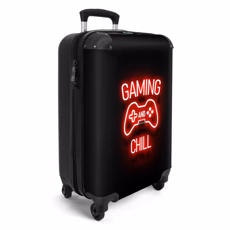 Gaming and Chill NBS - Handbagage koffer - Unisex middel -productfoto_3d