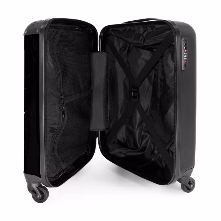 Sportvissen met graffiti NBS - Handbagage koffer - Unisex middel -binnenkant