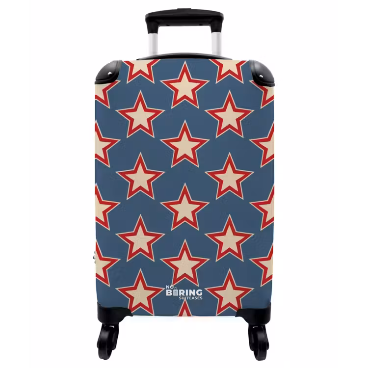 Koffer - Stern – Klassisch – Blau - Ster - Klassiek - Blauw NBS - Handbagage koffer - Vrouwen middel