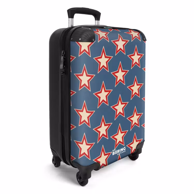 Koffer - Stern – Klassisch – Blau - Ster - Klassiek - Blauw NBS - Handbagage koffer - Vrouwen middel