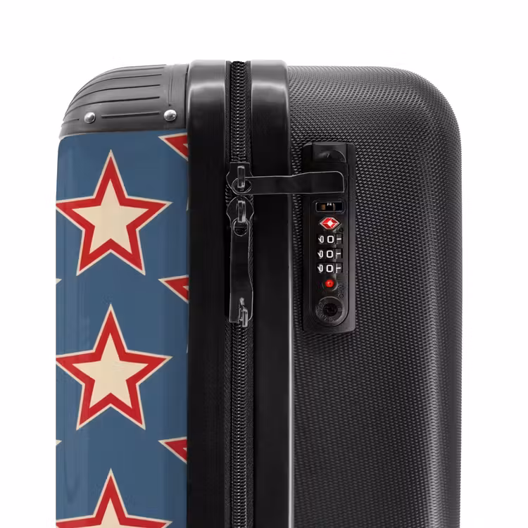 Koffer - Stern – Klassisch – Blau - Ster - Klassiek - Blauw NBS - Handbagage koffer - Vrouwen middel