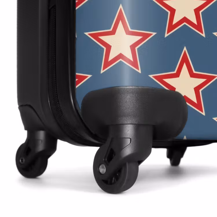 Koffer - Stern – Klassisch – Blau - Ster - Klassiek - Blauw NBS - Handbagage koffer - Vrouwen middel