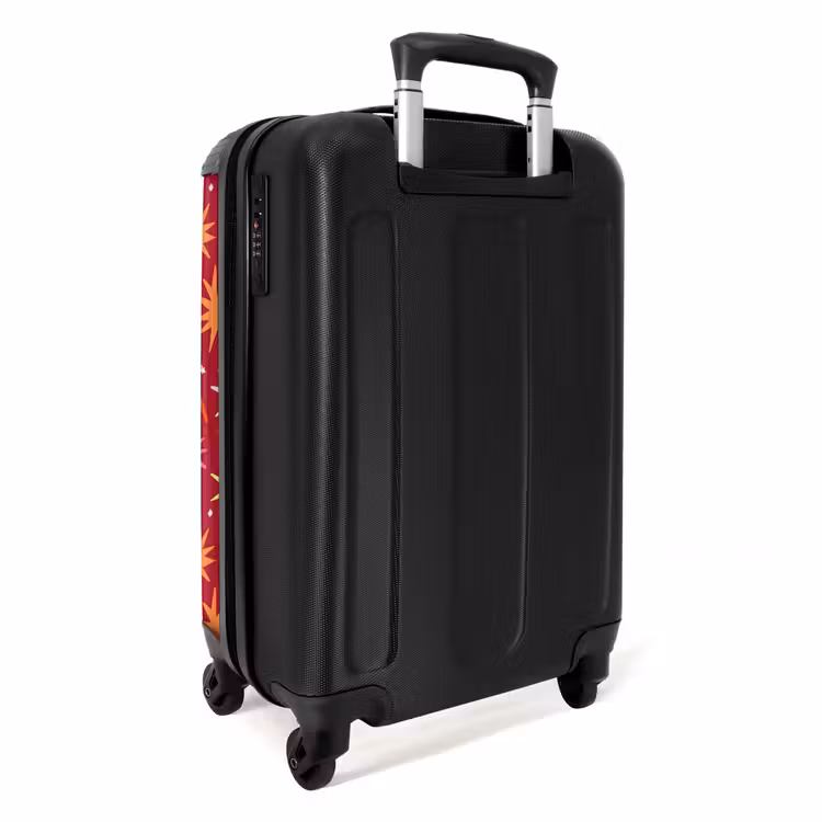 Koffer - Sterne – Verspielt – Rot - Sterren - Speels - Rood NBS - Handbagage koffer - Vrouwen middel