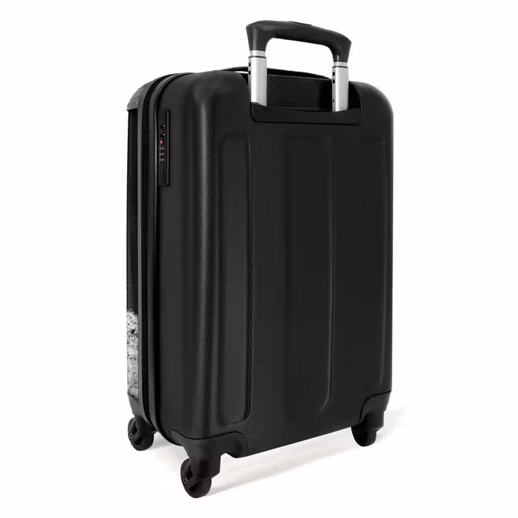 Koffer - Stier – Schatten – Tiere – Kontrast – Schwarz-Weiß - Stier - Schaduw - Dieren - Contrast - Zwart-wit NBS - Handbagage koffer - Volwassenen Unisex middel