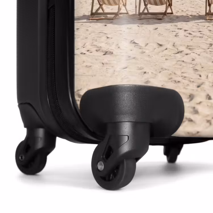 Koffer - Strand – Liegestühle – Sonnenschirm - Strand - Stoelen - Parasol NBS - Handbagage koffer - Vrouwen middel