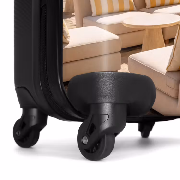 Koffer - Strand – Liegestühle – Urlaub – Modern – Gelb - Strand - Ligbedden - Vakantie - Modern - Geel NBS - Handbagage koffer - Vrouwen middel