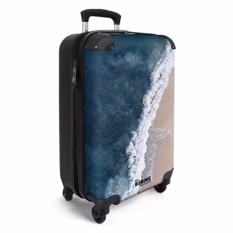 Strand - Zee - Golven NBS - Handbagage koffer - Volwassenen Unisex middel -productfoto_3d