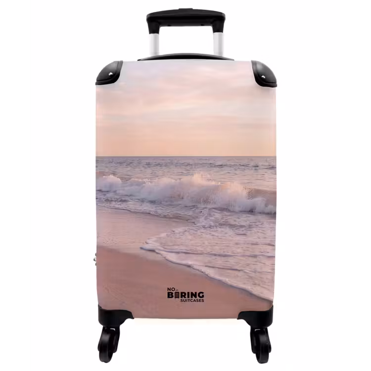 Koffer - Strand – Meer – Wellen – Natur – Sonnenuntergang - Strand - Zee - Golven - Natuur - Zonsondergang NBS - Handbagage koffer - Vrouwen middel