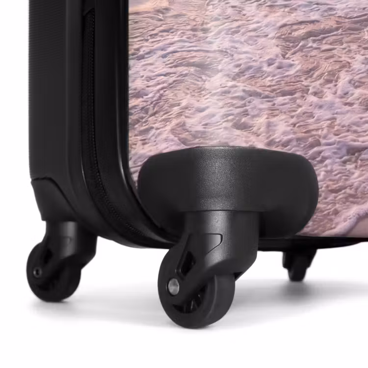 Koffer - Strand – Sonnenuntergang – Natur – Minimalistisch – Rosa - Strand - Zonsondergang - Natuur - Minimalistisch - Roze NBS - Handbagage koffer - Vrouwen middel