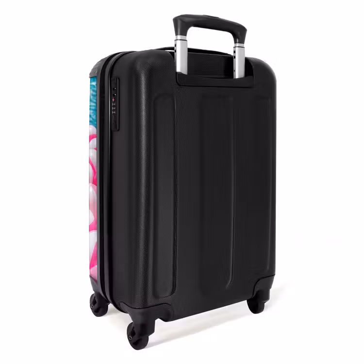 Strandballen - Roze - Water NBS - Handbagage koffer - Volwassenen Unisex middel -achterkant